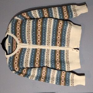 Made in Italy 100% wool vintage sweater/cardigan
